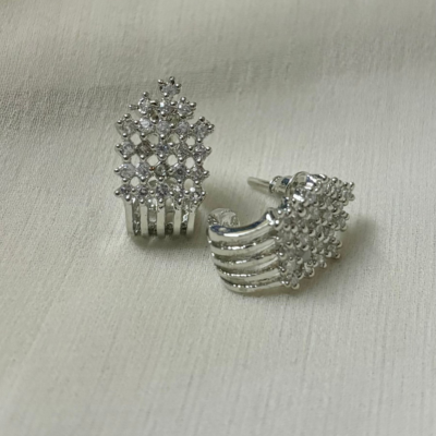American diamond cz bali stud