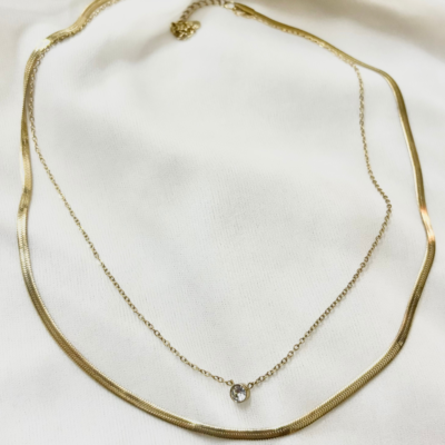 Double layer Anti tarnish chain