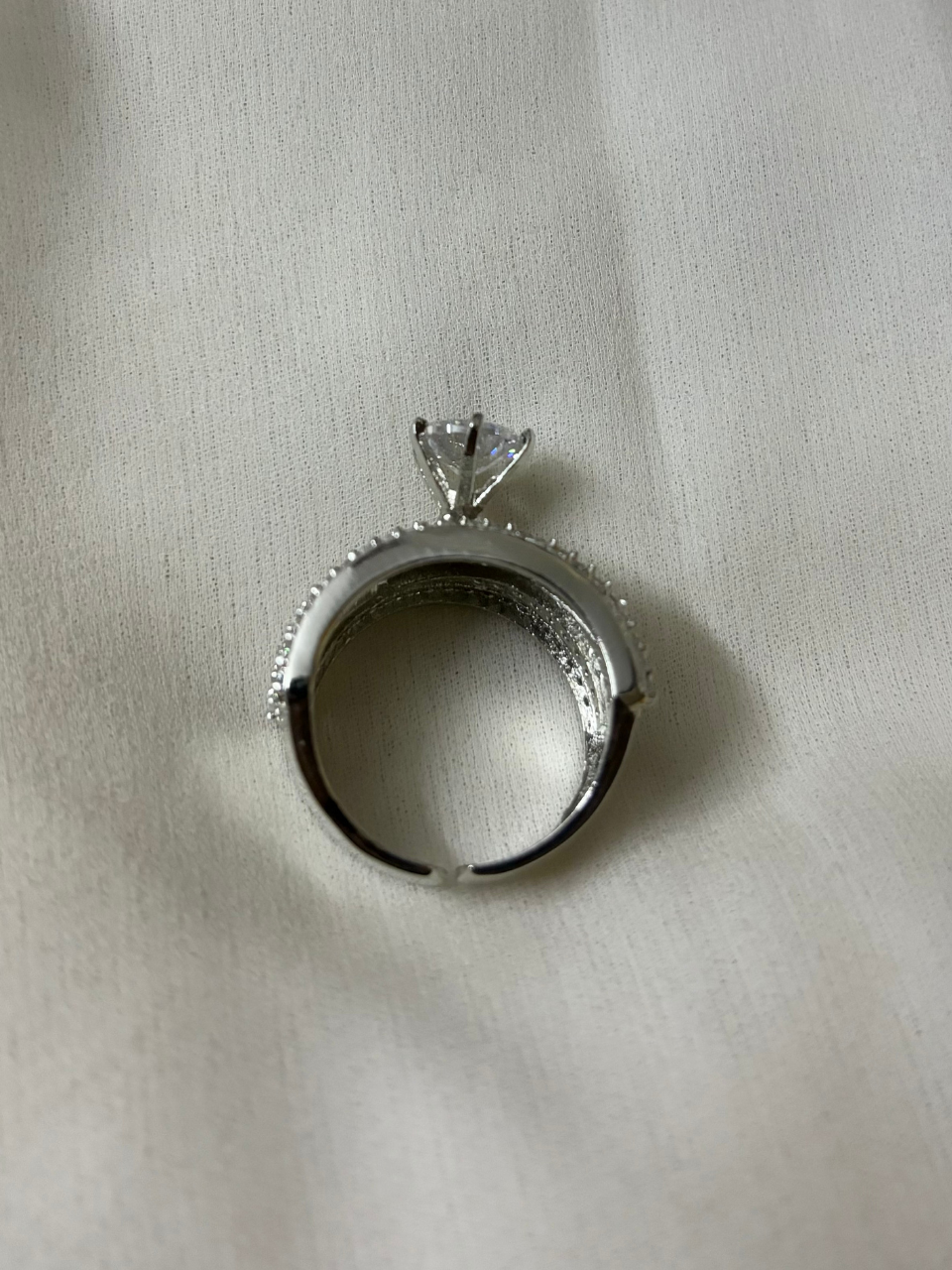 American diamond crown ring - Image 2
