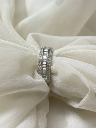 Cubic Zirconia band ring