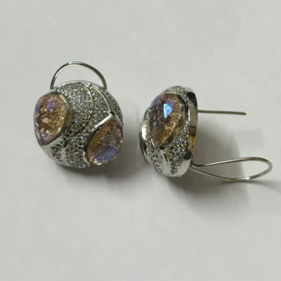Designer Party wear stud with back clip