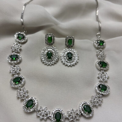 American diamond necklace set