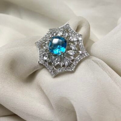 Adjustable cocktail ring