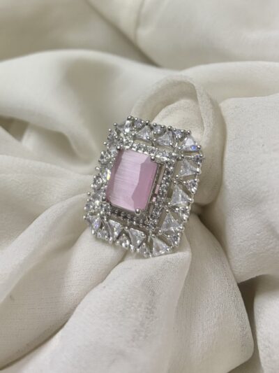 American diamond cz cocktail ring