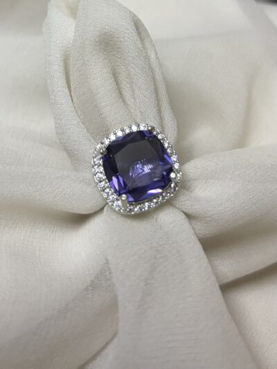 Cubic zirconia ring