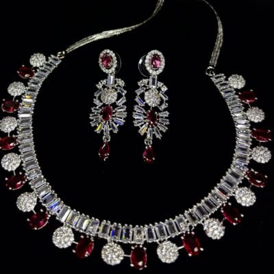 Markesh cubic zirconia necklace set