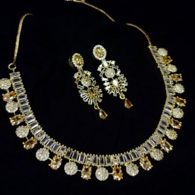 Markesh cubic zirconia necklace set