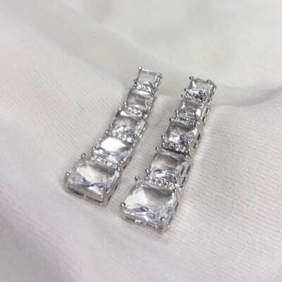 American diamond cubic zirconia earring
