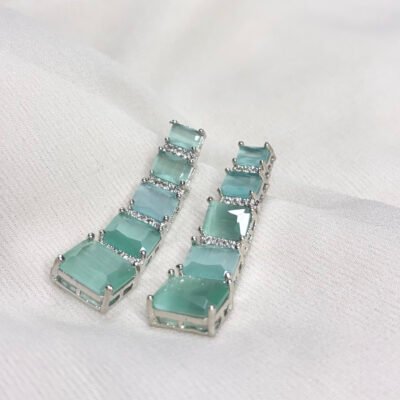 American diamond cubic zirconia earring