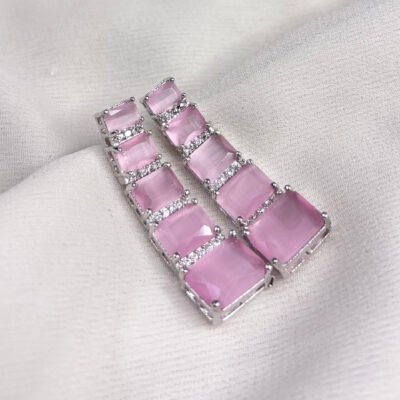 American diamond cubic zirconia earring
