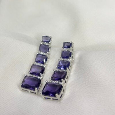 American diamond cubic zirconia earring