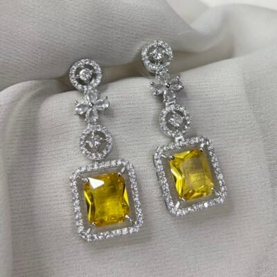 American diamond cubic zirconia earring