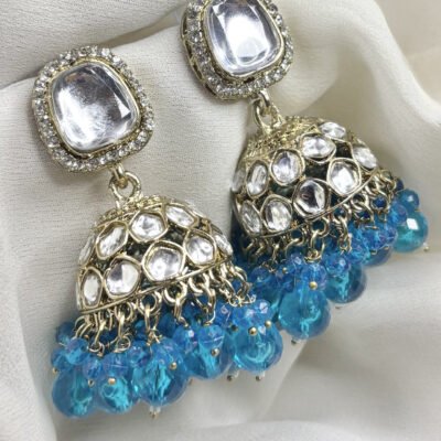 Kundan Jhumka Earrings