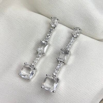 American Diamond White Earring