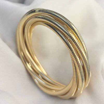 Anti-tarnish stretchable bracelet