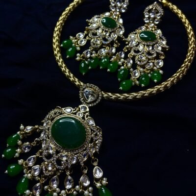 Moissanite Premium Quality Hasli Necklace Set