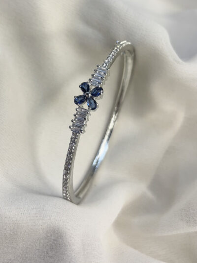 Party Wear American Diamond Cubic Zirconia Kada Style Bracelet
