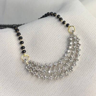 American Diamond Cubic Zirconia Mangalsutra.