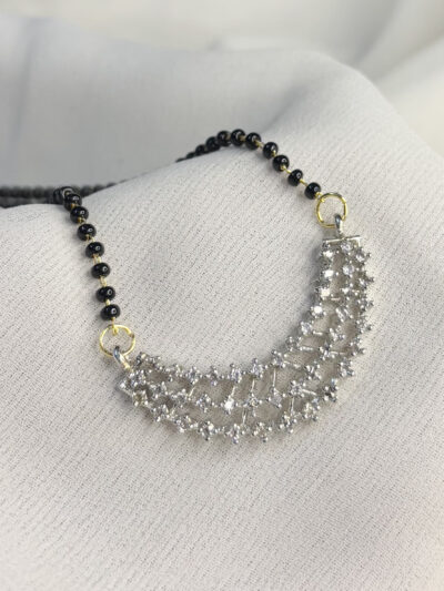 American Diamond Cubic Zirconia Mangalsutra.